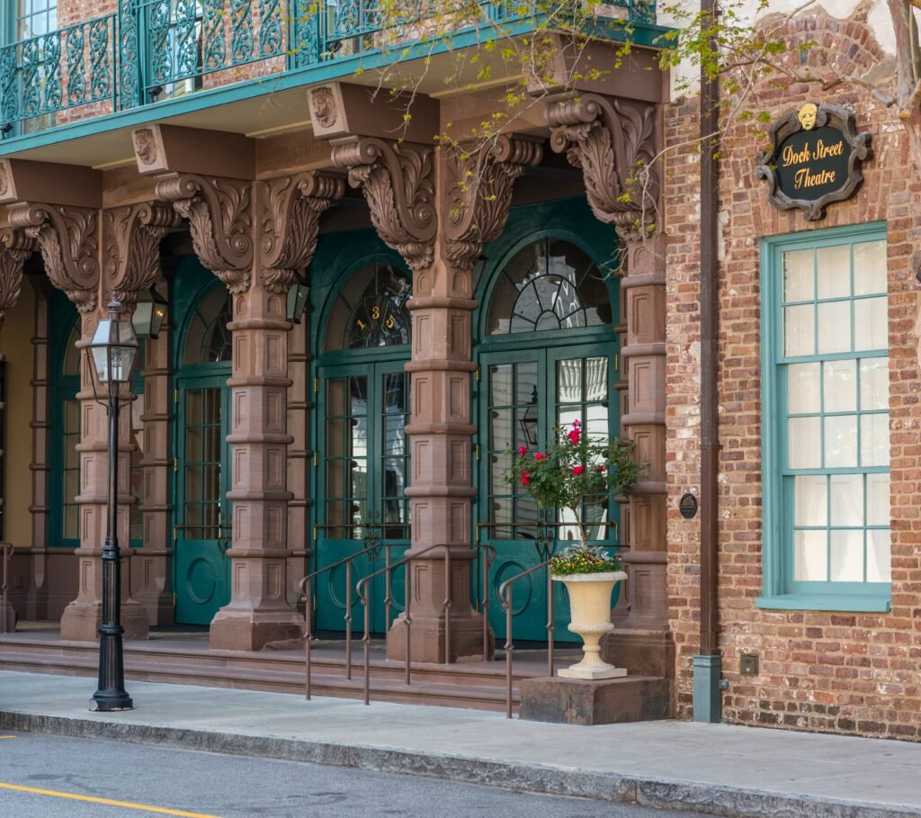 Dock street theatre in the french quarter neighborhood in Charleston South Carolina